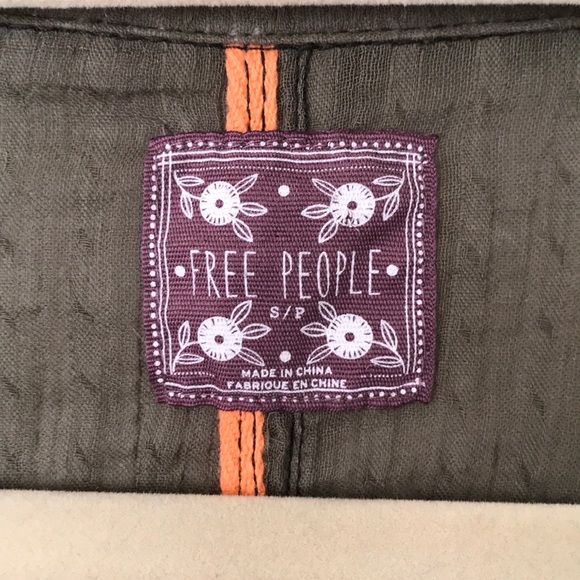 Free people army green and olive green cardigan - Picture 10 of 14